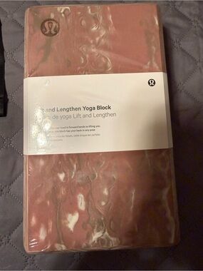 Lululemon Lift and Lengthen Yoga Block - Spiced Chai